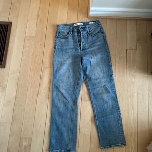 Denim Forum Light Blue Men's Straight Jeans